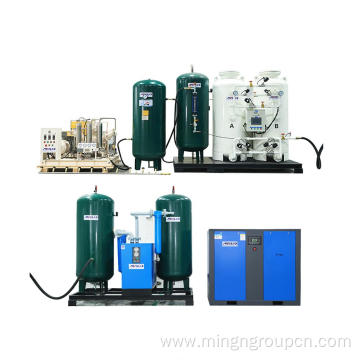 High purity oxygen plant generator for medical use